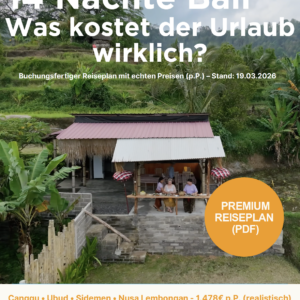 🌍 Bali 14 Nächte – komplett geplant (inkl. echter Kosten)