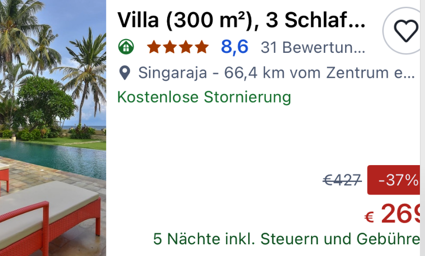 Für 705 € von Frankfurt nach Bali – und mit vier Unterkünften wird daraus eine komplette Rundreise mit Ubud, Nordbali und Nusa Lembongan für rund 1.146 € pro Person.