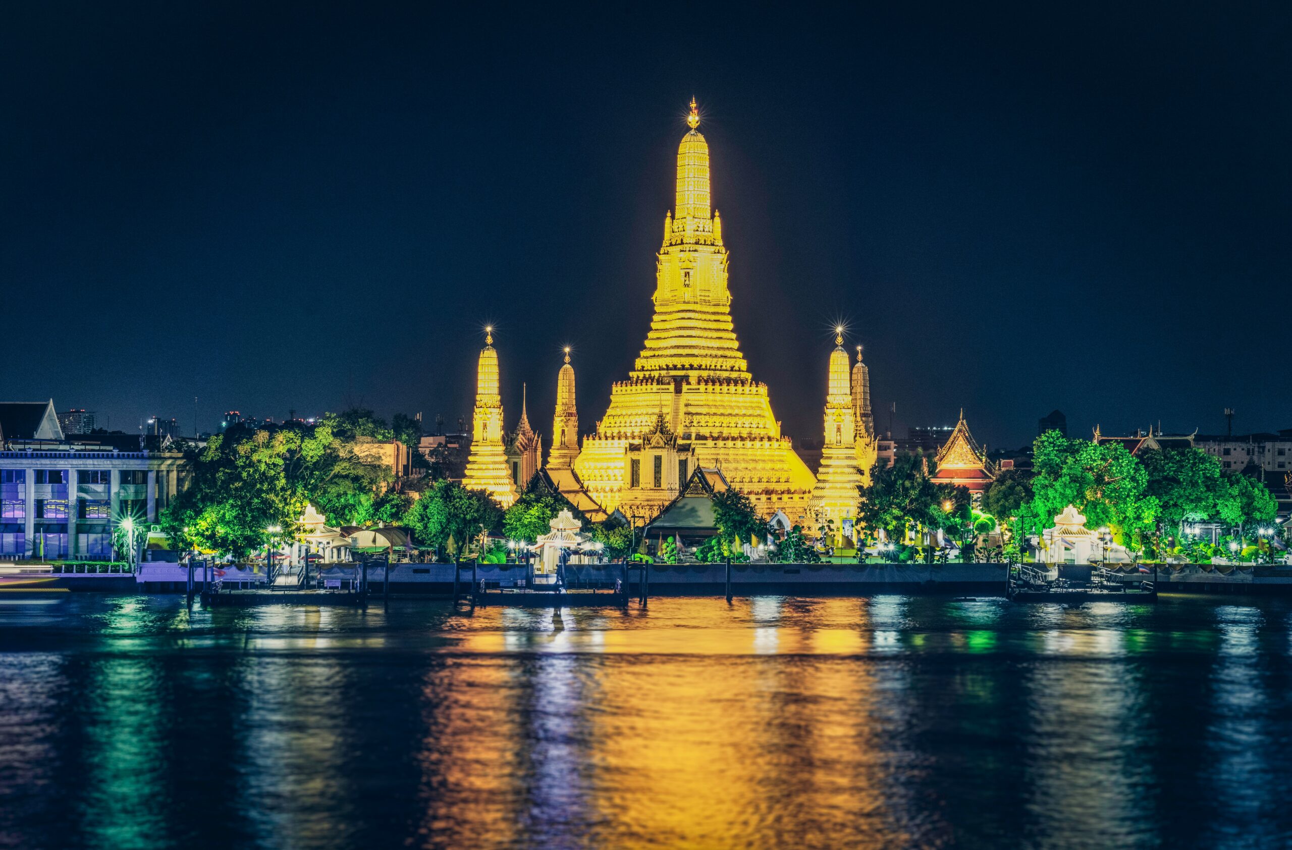 Wat Arun in Bangkok bei Nacht