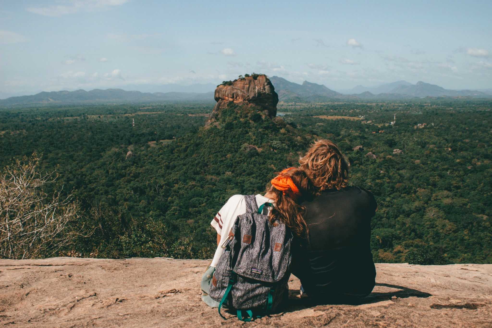 Sri Lanka: Blick auf den Sigiriya-Felsen